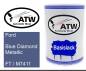 Preview: Ford, Blue Diamond Metallic, FT / M7411: 500ml Lackdose, von ATW Autoteile West.